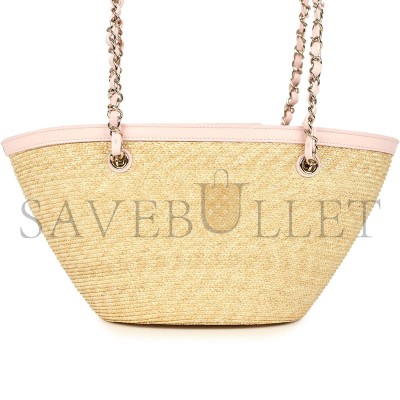 CHANEL MASTER SMALL WOVEN BASKET SHOPPING BAG (36*18*12cm) 
